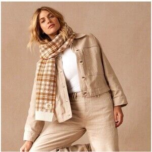 Timberland Plaid‎ Scarf Buffalo Shawl Soft Long Scarf One-Size 10X65 Unisex